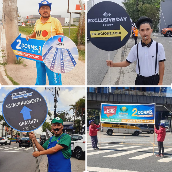 sinalização placas